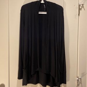 Athleta black Pranayama Wrap cardigan